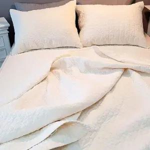 파스텔 733YVJ26 피그먼트 워싱 누빔이불패드세트 Q