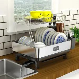 스텐 물빠짐 식기건조대 트레이 설거지건조대