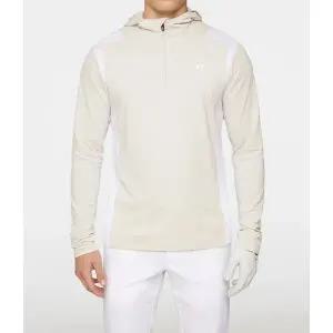 [제이린드버그] 골프웨어 남성 쿼터 집업 후드티셔츠 기모 베이지