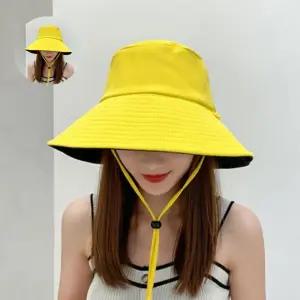 양면 여성 7컬러 끈 패션 모자 벙거지 탈부착 패션