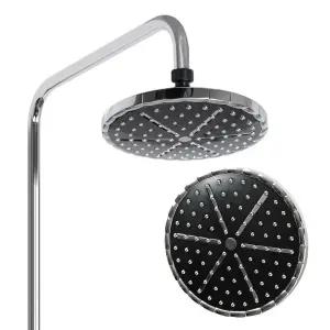 해바라기 대헤드 원형 블랙 샤워기헤드 입식 샤워헤드/조절/목욕탕/교체/부품/설치/부속/샤워/헤드/화장실