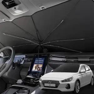 i30 자동차 원터치 햇빛가리개 우산타입