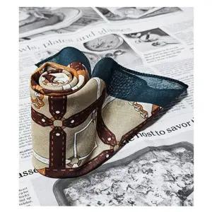 순면 쁘띠 스카프 손수건 등산 목수건 국산 손목수건 어린이집 선물