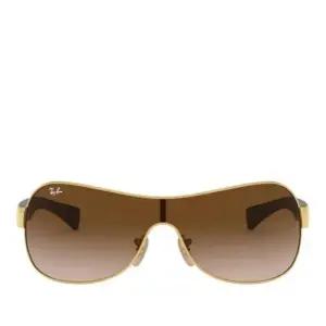레이밴 브라운 그라디언트 렌즈 랩어라운드 선글라스 RB3471 001 13