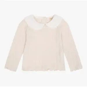 [롯데백화점]치크 레이스 카라 변형 소재 티셔츠 CKLA24W2G