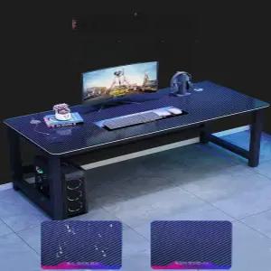 2인 책상 컴퓨터 게이밍 사무용 테이블 방송 PC 원목 대형 다목적