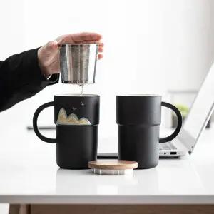 차 우리는 텀플러 머그컵 차도구 필터 거름망 세트