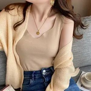 [셀러허브 패션]OHS-WYM8250 여성 4컬러 베이직 보온 나시