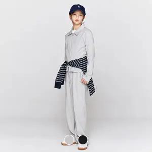 [지오다노주니어] 03416511 여아 립 와이드 트레이닝 팬츠