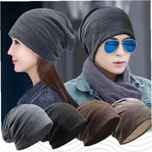 남녀공용 사계절 얇은 두건 스카프 비니 모자 환자 탈모 가발 이너캡 주방 식당