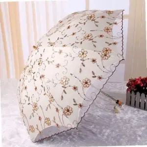 솜브리야 블라썸 이중 암막 레이스 양산