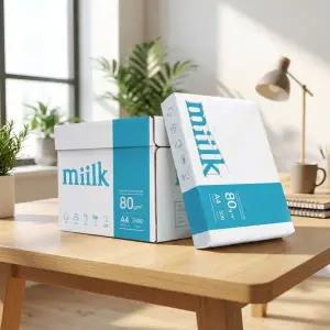 밀크 A4 복사용지 복사지 A4용지 milk 80g 2500매 1박스