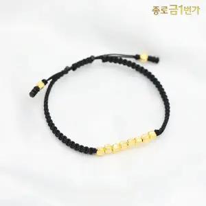 순금 팔찌 사각볼 매듭 1.875g