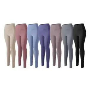 발목 하이웨스트 여자 무지 컬러 레깅스