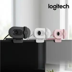 (국내정품) 로지텍 BRIO 100 웹캠 3컬러 FHD 1080p 가성비 방송용 캠 내장마이크