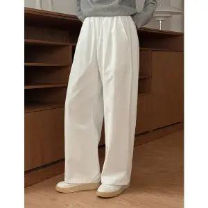 [공구우먼] [남녀공용] 올러드 코튼 와이드 밴딩 팬츠 86227 빅사이즈 여성의류