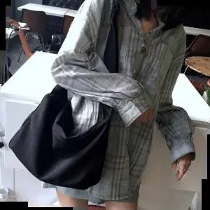 캔버스백 크로스 바디백 데일리 에코백 캐주얼 보조백