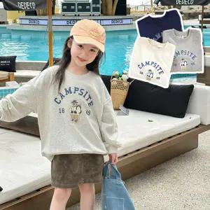 캠프곰 아동 긴팔 티셔츠 맨투맨 205693긴팔남방 카라남방 유아남방 아동셔