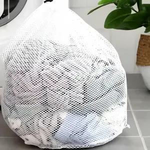 메쉬 끈조절 세탁망 세탁 주머니 세탁기 액세서리 소품 의류 보호 형망 무선 가방 재료 손