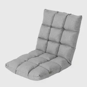 5단 각도조절 패브릭 좌식의자