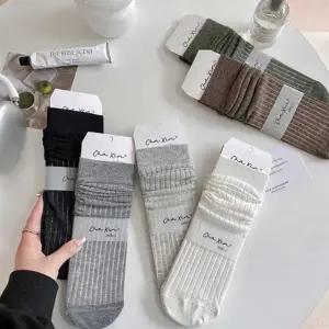 여자 간절기 가을 골지 패션 발목 양말 여성삭스패션삭스 친구 선물 여자구두양말