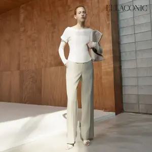 [26SS 최신상] 엘라코닉 시그니처 울혼방 팬츠