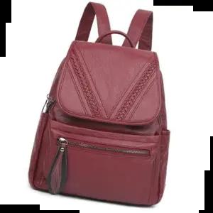 직장인여성백팩 고급스러운 정장 스타일링 가죽 여성 백팩 3063