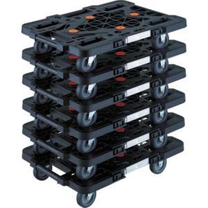 TRUSCO 트러스코 평대차 바퀴 연결식 MPK 타입 BK 블랙 카트 500