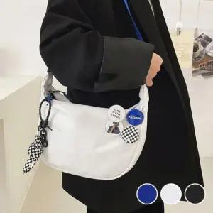 [라일리] Rly 남여공용 에쁜 배색 뱃지 포함 칼라풀 크로스백