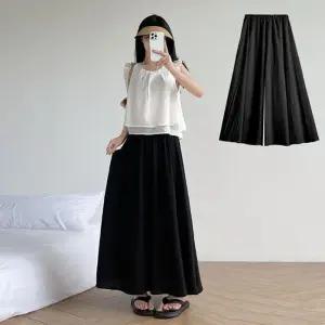 여성 데일리 레그팬츠 나풀 팬츠스커트 SIS-899