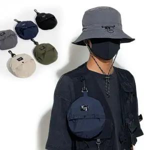 접이식 벙거지 모자 캠핑 소형 여행햇