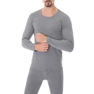 남성 무지 라운드넥 내복 이너웨어 보온성 내의세트