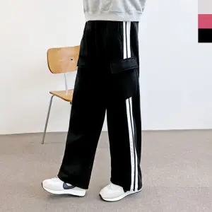 남성 후리스안감 골덴 카고와이드 스트링팬츠