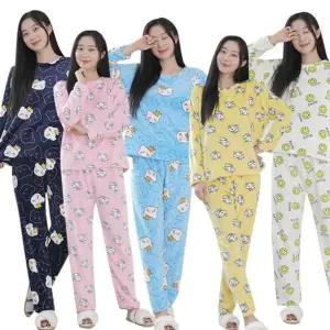 뉴 여성 밍크 잠옷 세트 극세사 수면 겨울 잠옷