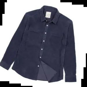 남성긴팔셔츠 덩치큰 남성 캐주얼 긴팔 골덴 셔츠(차콜) 95-130