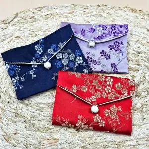 전통 비단 자수 파우치 외국인선물