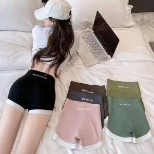 투톤라인3부에어레깅스 ZU50UA19 레깅스 반바지 바이커쇼츠