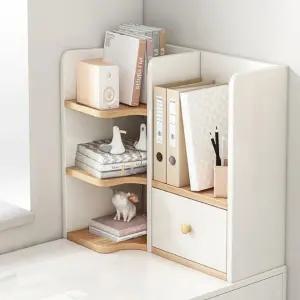 책상정리 다용도 책장 CS 수납장 왼쪽 코너선반 책꽂이 A