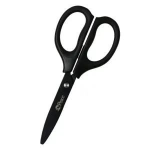 피스코리아 올블랙 양손가위 테이프가 잘 붙지않는 무광코팅 평화