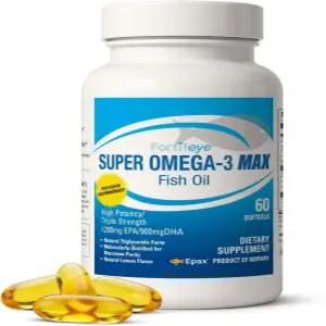 슈퍼맥스 오메가3 어유 2400mg 노르웨이산 DHA 레몬 위한 EPA 없는 및 남성을 형태의 3 고효능 비린내가 후