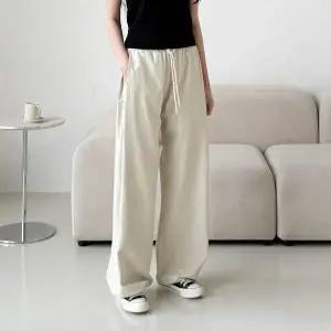 남녀 GA36HZ40 4컬러 베이직 스트링 사이드 핀턱 와이드팬츠