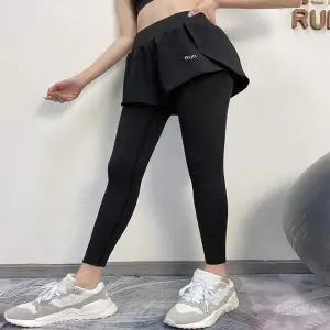 하이웨스트 FD73BK99 러닝 헬스 히든포켓 투피스 반바지 레깅스