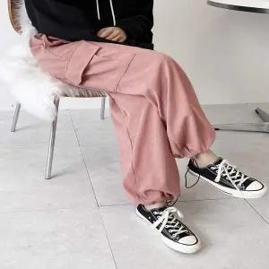 CM189W QO51JI52 와이드 스트링팬츠 여성 카고 골덴 GPA