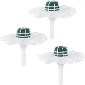 BESPORTBLE 꽃다발 홀더 폼 플로럴 핸들 꽃꽂이 결혼식 웨딩 레이스 DIY 용품 트림이 있는