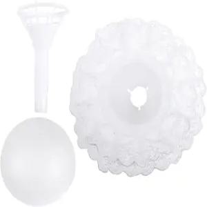 토이비안 웨딩 부케 폼 홀더 하프 파티 레이스 플라워 볼 도구 장식용 꽃꽂이 브라이덜 수제 9987인치 DIY