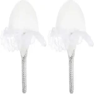 결혼식 DIY 인공 꽃꽂이를 위한 NUOBSTY 인치 홀더 부케 플로럴 폼 998 2피스 핸들 신부