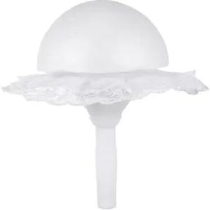 신부를 위한 DIY 웨딩 플로럴 배열을 반구형 부케 레이스 ORFOFE 있는 지지대가 78인치 홀더 핸들 흰색 폼