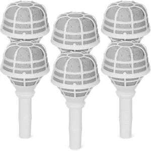 오피탁스 웨딩 부케 홀더 폼 플로럴 DIY 위한 인공적인 신선하고 용품 6팩 꽃꽂이를 장식 핸들 신부