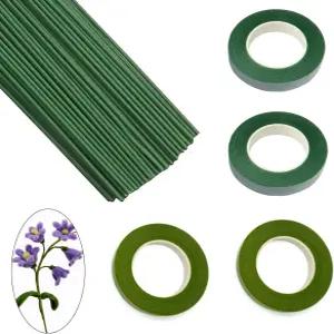 공예 파이프 클리너 부케 웨딩 와이어 펜 롤 50개 4개 2개 제작을 줄기 및 공예품 예술 테이프 플라워 꽃