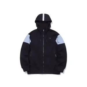 인터크루 남성 루즈핏V배색 후드집업 ITV4DH05ABK (블랙)